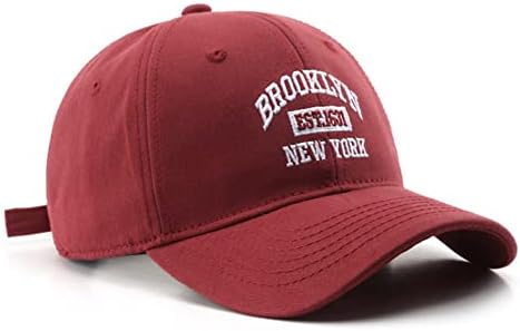 טהור פאנג יוניסקס ארהב ערים ניו יורק ברוקלין רקום בייסבול כובע מתכוונן מוצק צבע אבא כובע