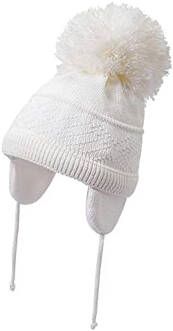 Swoawo פעוטות בנות בנים ילדים רכים חמים חמים חורפים כובע הגנה על אוזניים עם רירית פליס