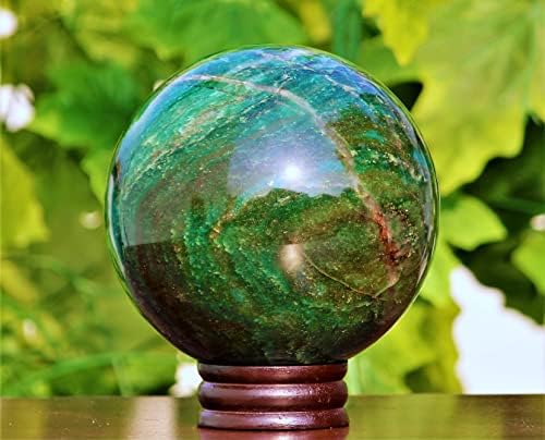 קיאניט ירוק טבעי קיאניט קריסטל קוורץ צ'אקרס ריפוי כדורי אבן מטאפיזיים מדיטציה גדולה פנג שואי אורה כדור מקורה