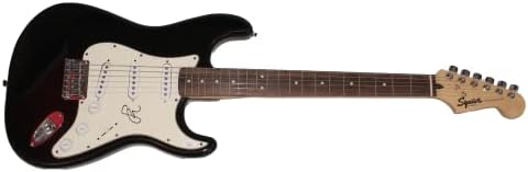 סטון גוסארד חתם על חתימה בגודל מלא פנדר שחור סטראטוקסטר גיטרה חשמלית עם ג 'יימס ספנס ג' יי. אס. איי