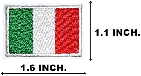 פעם 3 יחידות. דגל איטליה רקום אפליקציה ברזל על תפירה על טלאי איטליה דגל קאנטרי טלאים לאומיים מלאכת
