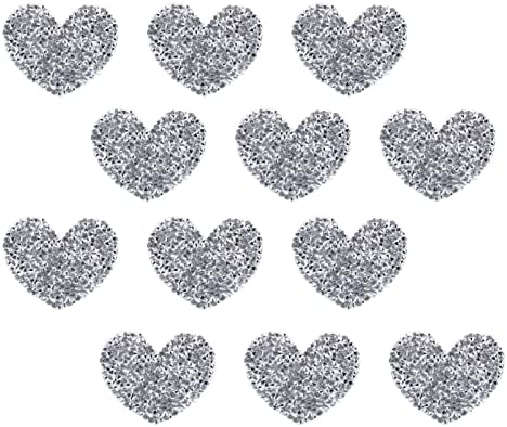 מדבקות אותיות ויקסקי 24 יחידות לבוש לב שמלת לב שמלת ג'ין מעילים מלאכת חתונה מחדש קישוטים יד קישוט