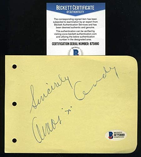 עמוס ואנדי בס בקט קואה חתמו על חתימת דף האלבום של וינטג ' 1940