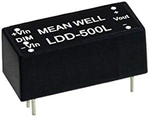ממוצע Well MW מקורי LDD-500L 9-36V 500MA DC-DC Constant זרם נוכחי-מטה נהג LED