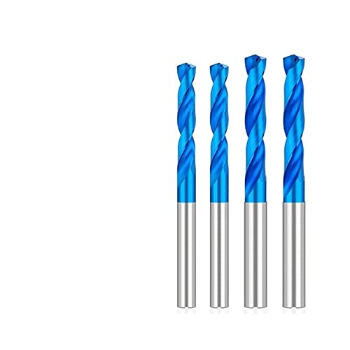 מקדח 5 ד 3.3-9.5 ממ טונגסטן פלדת קרביד מקדח כחול מצופה מקדחות עבור מתכת עבודה מכונה 1 יחידות