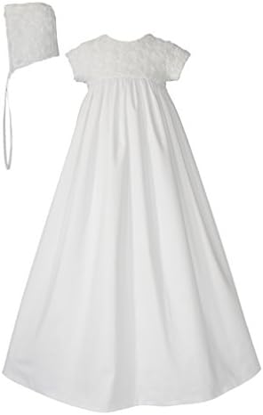 דברים קטנים פירושו הרבה בנות כותנה לבנה שמלת שמלת שמלת שמלה עם רשת שושנת