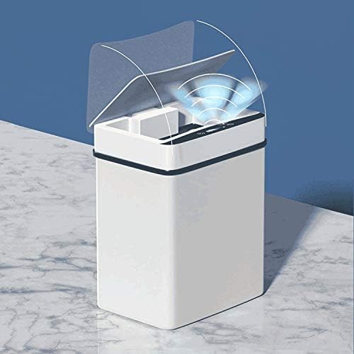 15 ליטר אינטליגנטי פח אשפה אוטומטי חיישן פח אשפה חכם חיישן חשמלי פסולת סל בית אשפה יכול למטבח אמבטיה אשפה