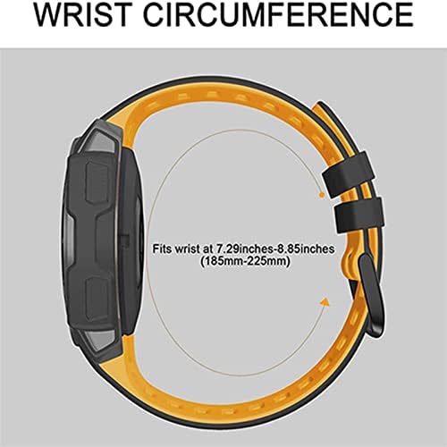 Fndwj Sport Silicone Watchband רצועת כף היד עבור Garmin Fenix ​​7 7x 6x 6 Pro 5x 5 Plus 3HR 22 26 ממ EasyFit