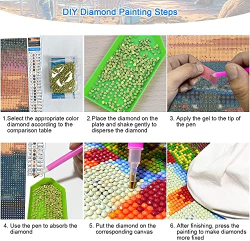 ערכות ציור יהלומים של DIY 5D למבוגרים, קיץ מאת האמן קים נורליין, 16X20 אינץ '