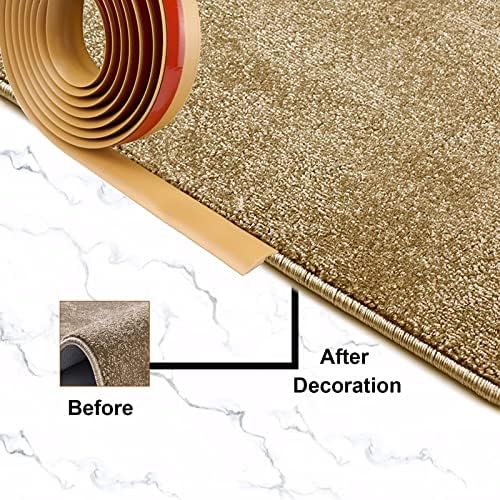 רצועת מעבר רצפה דבק שטיח עצמי רצועת קצה PVC מעברים מתאימים לגובה סף פחות מ- 5 ממ