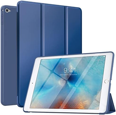 Moko Case Fit iPad Air 2, Slim Smart Shell Stand Folio Case עם כיסוי רך של TPU אחורי תואם ל- iPad Air 2 9.7