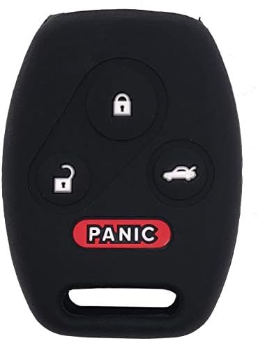 4 כפתורים מגן על סיליקון מפתח פוב כיסוי עור Jaket עבור הונדה 2003-2012 אקורד 2006-2013 Civic Ex 2009-2015