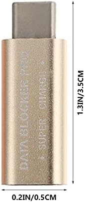 מטעני USB של מפלה 14 יחידות מחבר מגדר סוג זכר- חוסם מתאם מתאם לנתונים לפרוץ מטען נשי- מניעת USB A נגד שיט