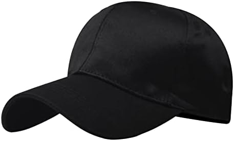 נקבה נייטרלית קיץ סאטן סאטן כובעי בייסבול מוצקים כובע מתכוונן מגני כובעי בייסבול מתכווננים