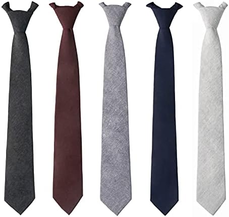 עניבות הוליף לגברים, עניבת גברים מוצקה, עניבות סקיני פס כותנה לגברים, עניבות גברים רזות למסיבת חתונה