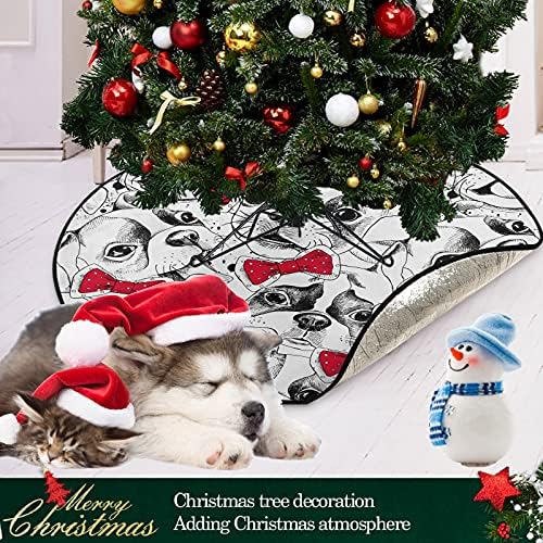 מחצלת עץ חג המולד Visesunny מצחיקה