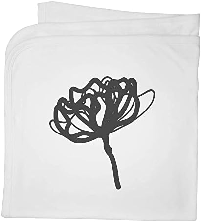 Azeeda 'פרח' שמיכה/צעיף כותנה