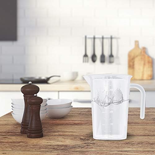Nuobesty Silicone גביע מדידה 4 יחידות כוסות מדידה מפלסטיק כוסות ערבוב ברורות בוגרים כוסות בישול כוס דגימה