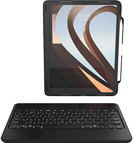 ספר מחוספס Zagg Go - Case עמיד ומקלדת Bluetooth עבור Apple 11 אינץ 'iPad Pro - Black