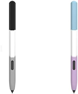 2 חבילות עיצוב טריקולור מארז שרוול סיליקון תואם לסמסונג גלקסי לשונית S7/S7+/S7 Fe/S8/S8+ S עט, מארז