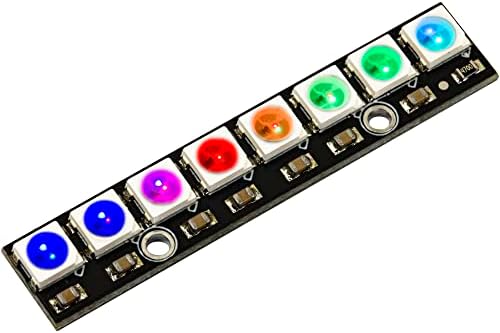 Naughtystarts WS2812 5050 מקל LED אור 8 סיביות ערוץ RGB נוריות LED צבע מלא עם לוח נהגים משולב לפיתוח