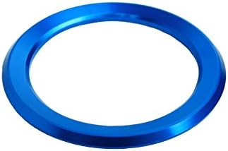 Bar Autotech》 דקורטיבי אלומיניום היגוי לוגו לוגו לוגו כיסוי טבעת לקצץ ל 10-up 1 2 3 4 5 6 סדרה x4