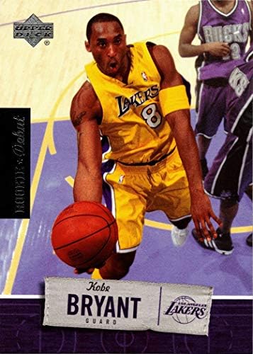 2005-06 הופעת הבכורה של טירון הסיפון העליון 42 Kobe Bryant Card כדורסל לייקרס