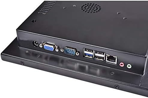 מחשב לוח תעשייתי של 13.3 אינץ ', 4 מסך מגע התנגדות לחוטים, אינטל סלרון J1800, VGA/3USB2.0/USB3.0/LAN/3COM/Fanless,