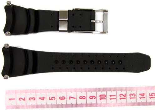 אזרח 59-50342 החלפה מקורית רצועת רצועת שעון גומי שחורה מתאימה לג ' יי 8050-08 ה בי 8051-05 ה 015791 ס025648 ס026547