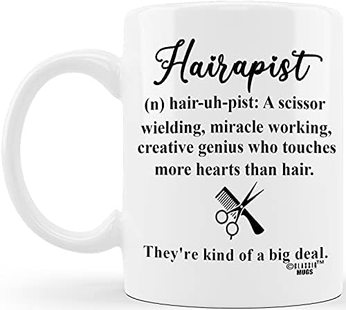 קלאסי ספלי היירפיסט נס עובד מצחיק מעצב שיער מספרה ספל, מספרה מתנה, מצחיק וגס תודה אתה מציג למספרות, מעצבי שיער
