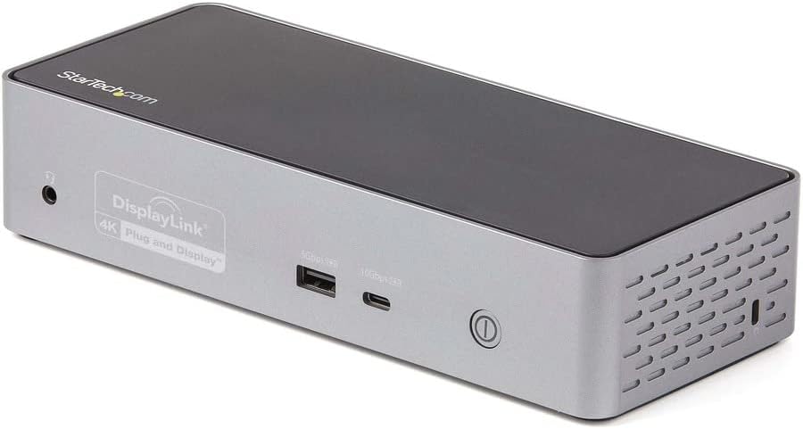 Startech.com USB C Dock - 4K 60Hz Quad Monitor DisplayPort & HDMI - תחנת עגינה USB -C אוניברסלית