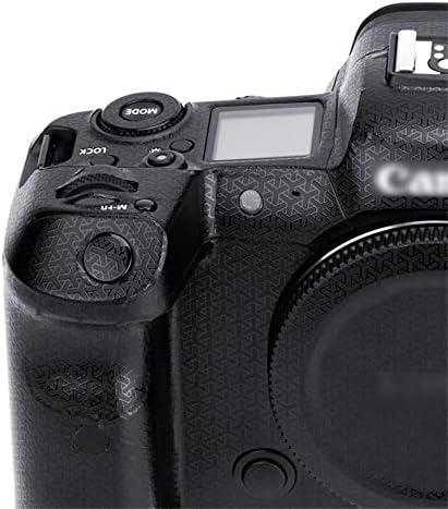 Kiorafoto אנטי-סקרט אנטי-לובש מצלמה עמדת עטיפה סרט מגן לסרט Canon EOS R5 מצלמה מדבקת קישוט מגן על גוף-שחור ארוג