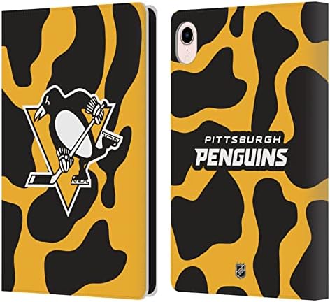 עיצובים של תיק ראש מורשה רשמית הסוואה של NHL בהסוואה של פיטסבורג פינגווינים עור עור ארנק מארז תואם