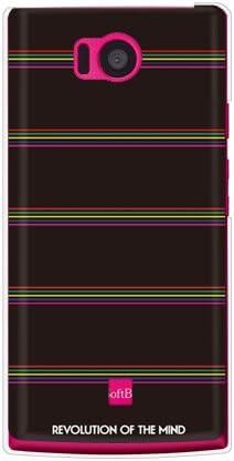 עיצוב שחור רב-גבול של העור השני של ROTM/עבור AQUOS טלפון 103SH/SoftBank SSH103-PCCL-202-Y393