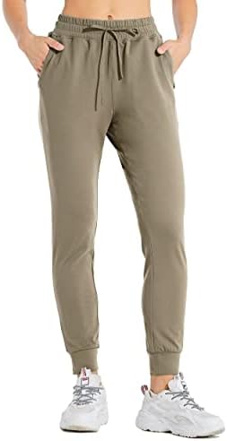וויליט לנשים צמר פליס מרופד מכנסיים חמים המריצים מכנסי טרנינג תרמיים חורפים עמידים בפני כיסים עם כיסים