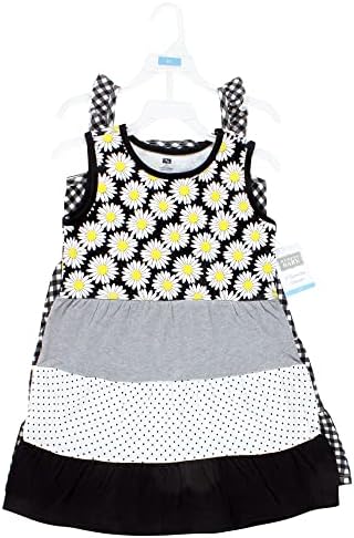 שמלות כותנה לתינוקות של הדסון תינוקות, חיננית שחורה, 6 שנים