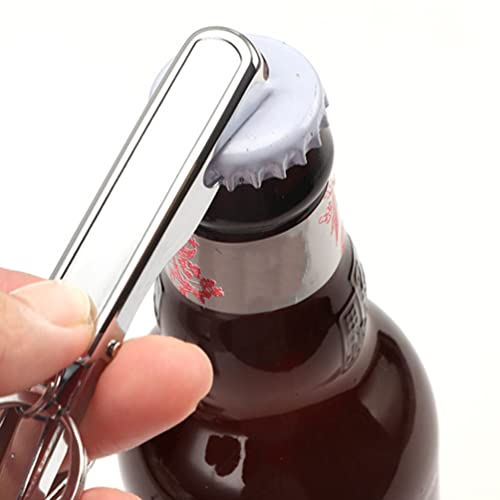 DOITOOL 2 PCS/ SET CLIPPERS CLIPPERS פותחן בקבוקים רב-פונקצית חותך ציפורניים כלי מחזיק מפתח עם שקיות אחסון