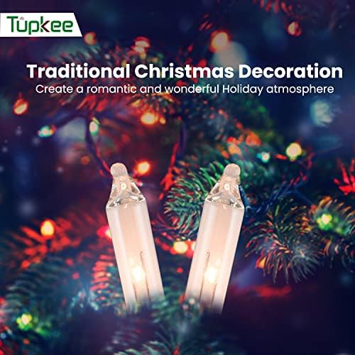 טופקי אורות מחרוזת חג המולד 300 ספירה - ליבון מיני בהיר אור חג מולד אור - מיתר קל 62 רגל - אורות