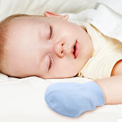 ASTER 6 זוגות כפפות תינוקות יילודים כפפות פעוטות תינוקות כותנה רכה ללא כפפות שריטה למשך 0-6 חודשים בנות תינוקות