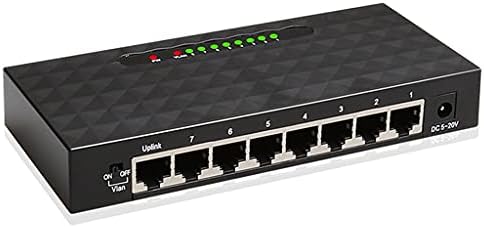 Yfqhdd 8port gigabit Ethernet מתג חכם ביצועים גבוהים 1000 מגהביט לשלב מתג RJ45 רכזת אינטרנט מפצל