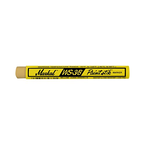 Markal 82421 WS-3/8 PaintStik סמן צבע מוצק נשלף/עפרון, צהוב