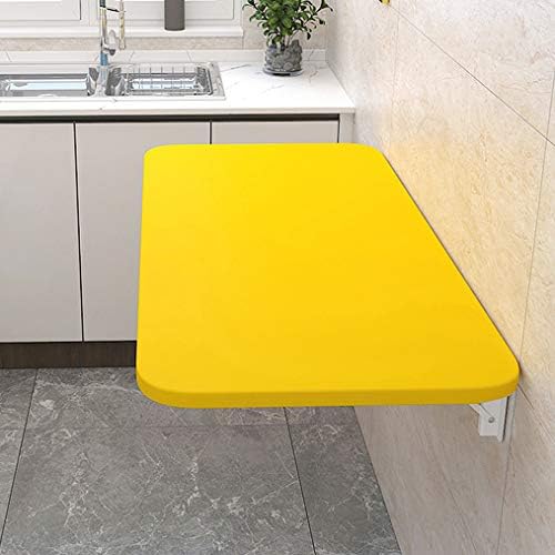 מתקפל קיר רכוב שולחן עבודה קיר שולחן תוספת מושלמת מוסך/לשפוך/בית משרד/כביסה חדר/בית בר/מטבח/אוכל חדר, ורוד,צהוב,