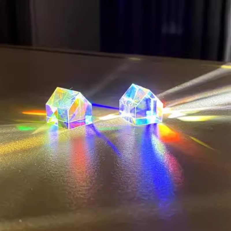 מעבדה מיקרוסקופ אביזרי קוביית פריזמה בקתת 9 אופטי זכוכית יצירתי יום הולדת מתנה 1 מחשב