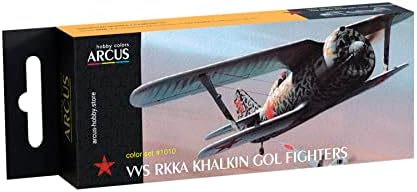 Arcus 1010 צבעי אמייל סט VVS Rkka Khalkhin Gol לוחמים 6 צבעים בסט
