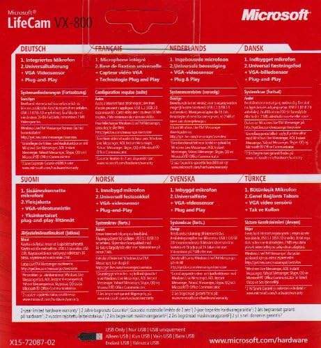 Microsoft Lifecam VX-800