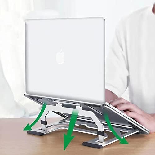 מחשב נייד מתכוונן מעמד מחשב ， מחשב נייד עיצוב ארגונומי ， תואם למחברת MacBook Pro/Air עד 17 אינץ ',