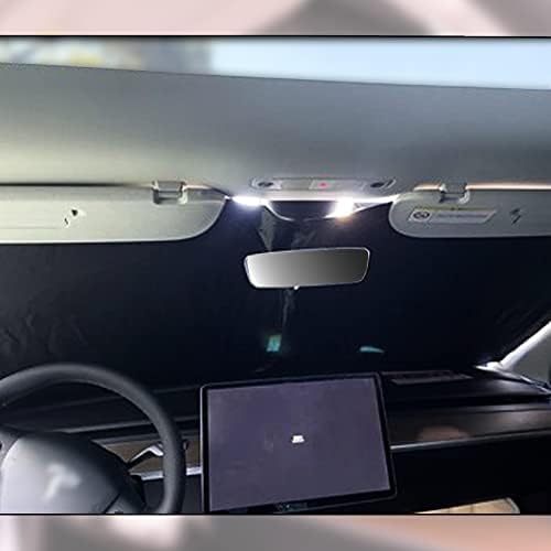 גוון שמש של השמשה הקדמית של Coolko עבור טסלה דגם S חלון שמש צלל בלוקים מתקפלים קרני UV שמור