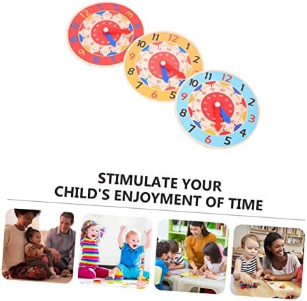 צעצועים 3 יחידים שעון שעון עזר צעצועים התפתחותיים צעצועים לגיל הרך צעצועים לגיל הרך צעצועים שעון עיצוב צעצוע