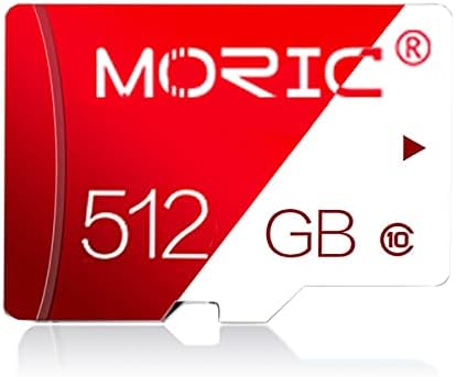 כרטיס מיקרו 512 ג ' יגה-בייט עם מתאם כרטיס במהירות גבוהה כרטיס זיכרון 10 לסמארטפון / מצלמות /
