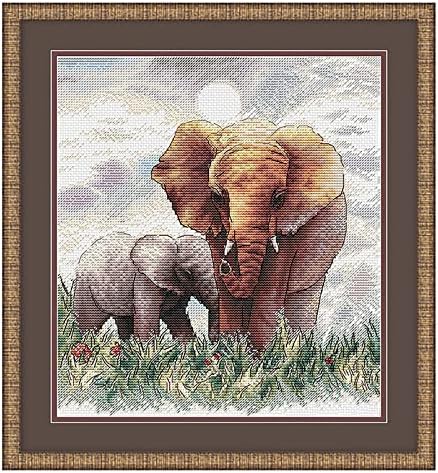 ערכות ציור יהלומים למבוגרים ולמתחילים תרגיל מלא פנינת פיל גודל גדול בית וול ארט דקור מתנות 23.6 על 15.7 אינץ
